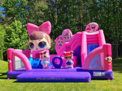 Piepūšamo atrakciju noma Piepūšamā atrakcija LOL lelle