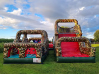 Piepūšamā atrakcija Militārā trase Piepūšamā atrakcija Militārā trase