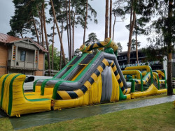 Piepūšamā atrakcija STAFETE ar šķēŗšļiem Piepūšamā atrakcija STAFETE ar šķēŗšļiem